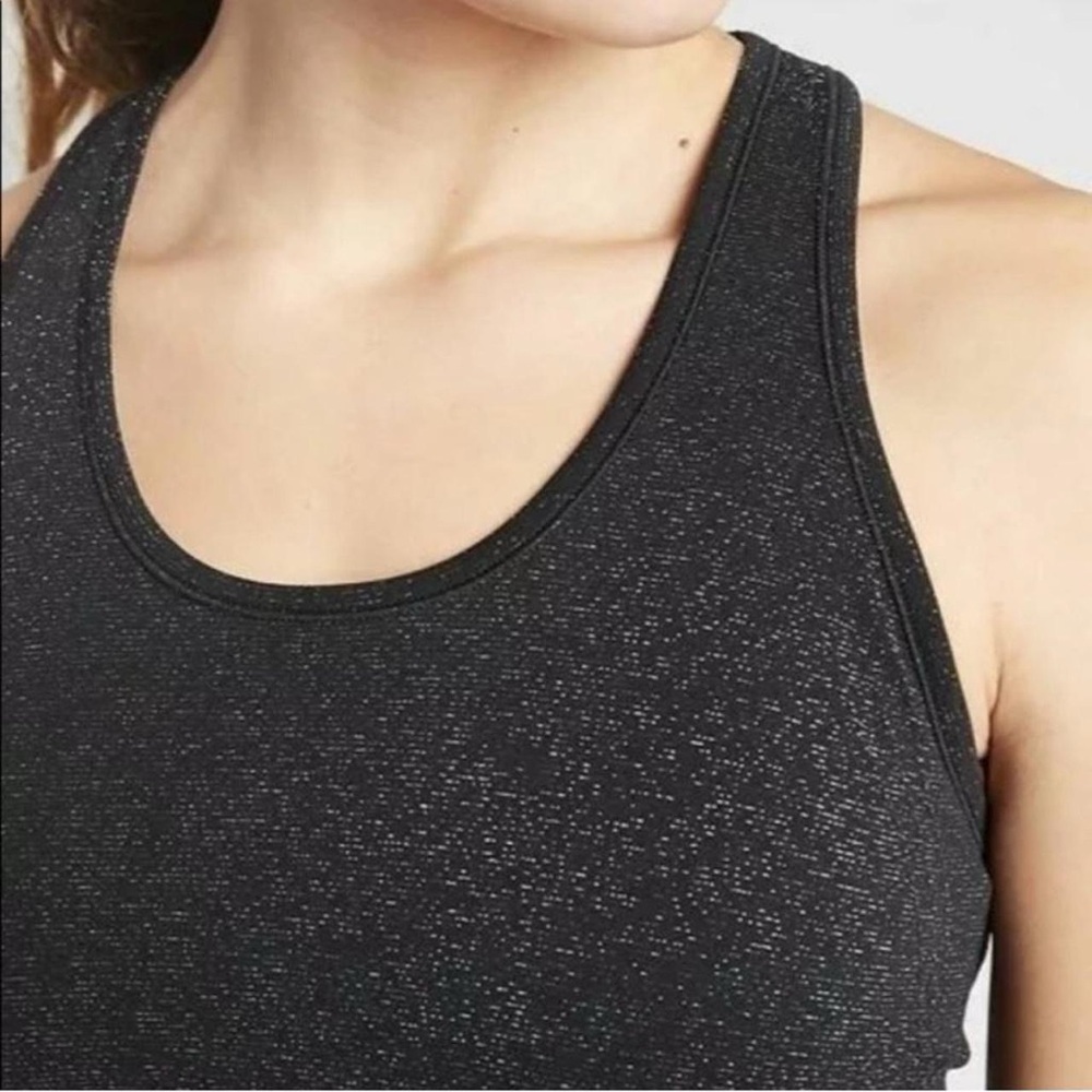 Athleta speed‎ light glow shimmer racer back tank small - Picture 4 of 8